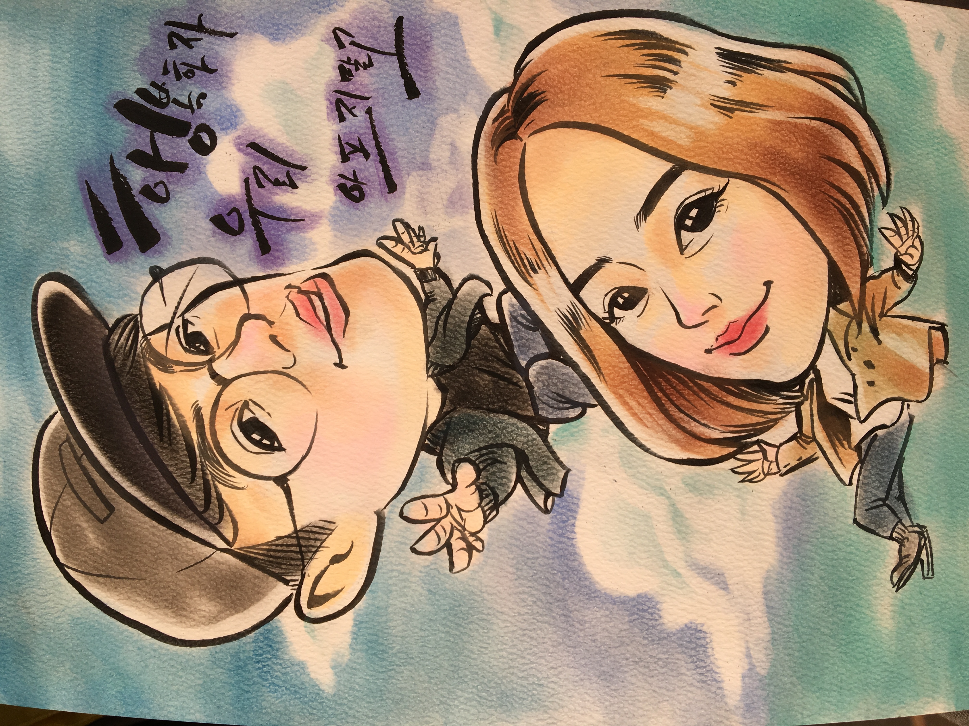 캐리커쳐 주문제작 및 이벤트/행사 해드립니다-이미지