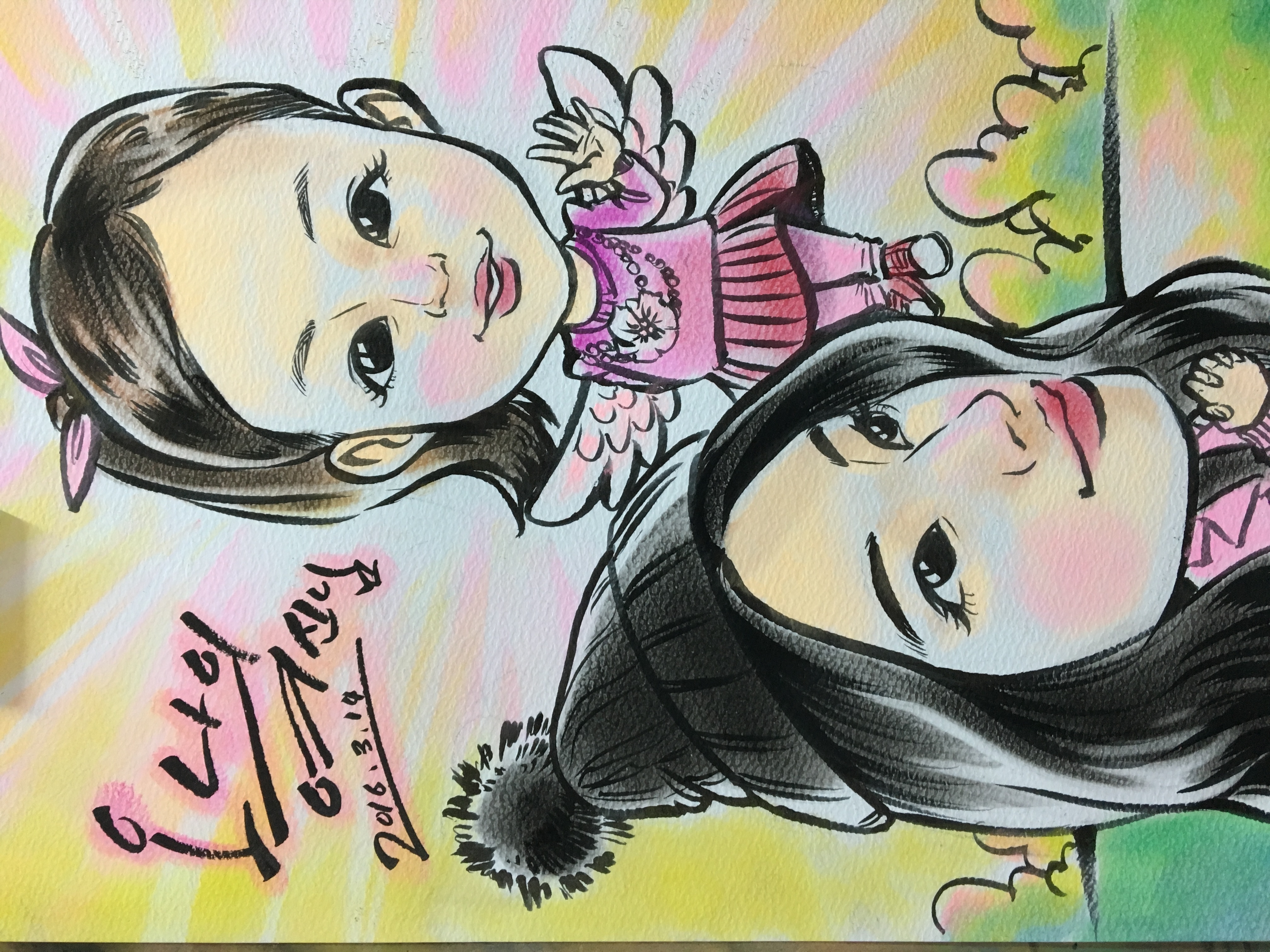 캐리커쳐 주문제작 및 이벤트/행사 해드립니다-이미지