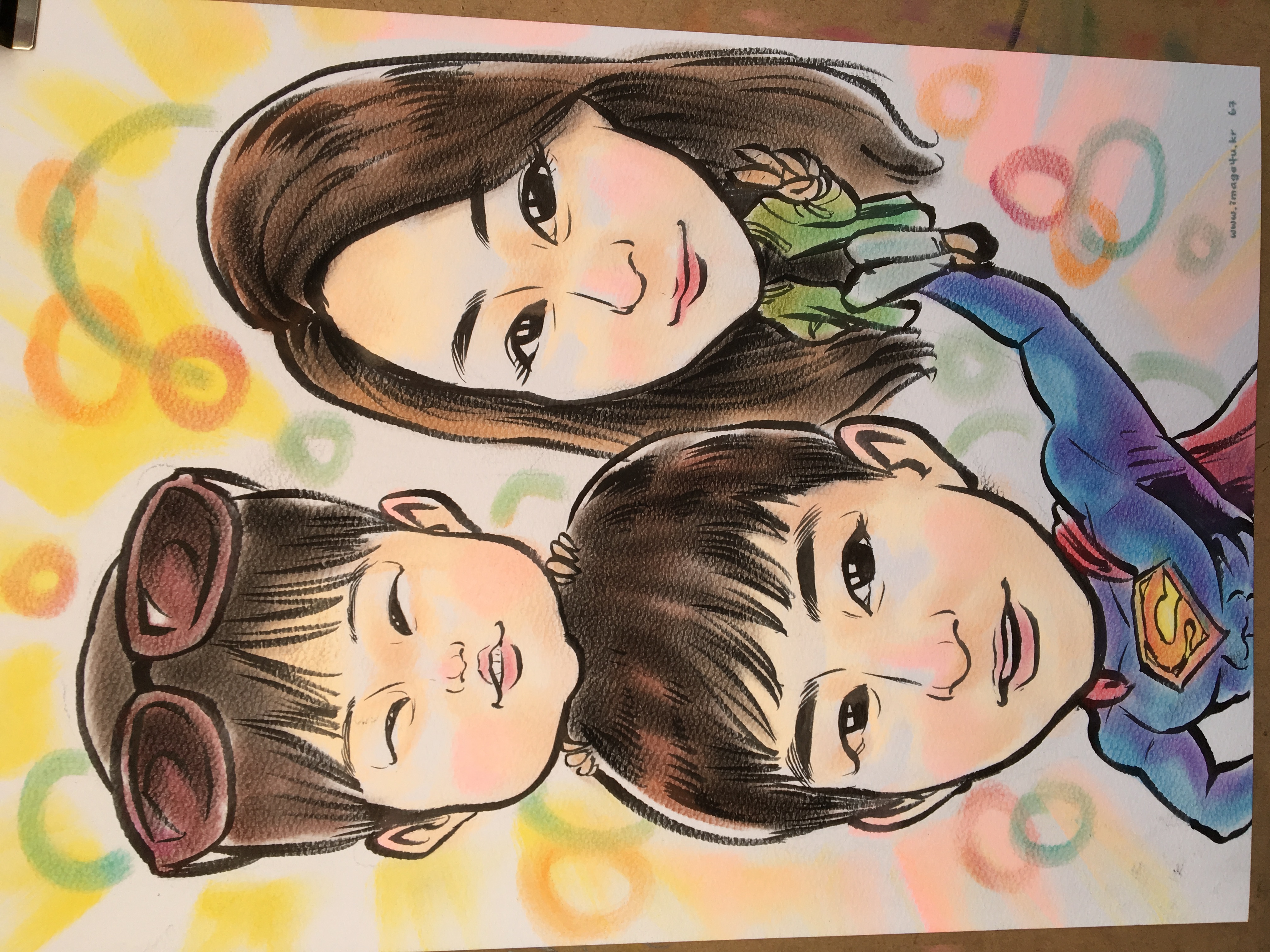 캐리커쳐 주문제작 및 이벤트/행사 해드립니다-이미지