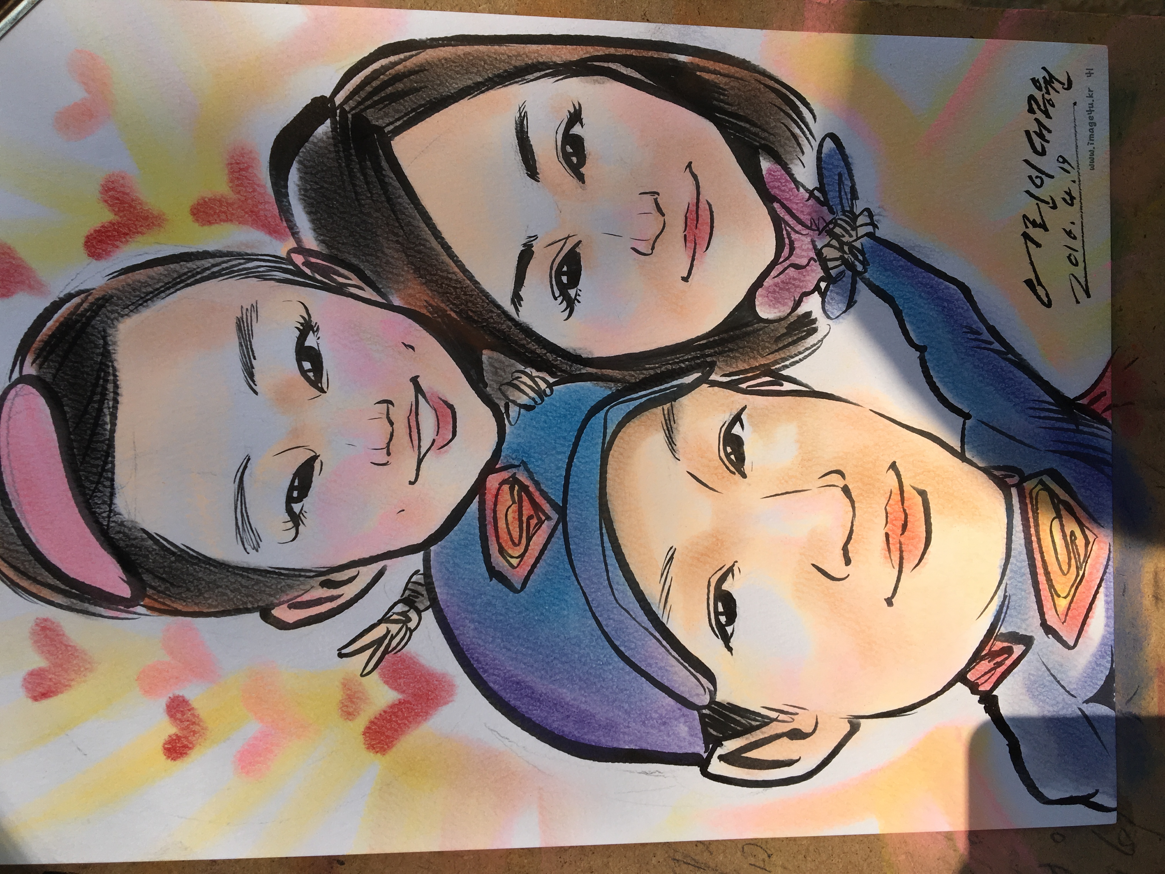 캐리커쳐 주문제작 및 이벤트/행사 해드립니다-이미지