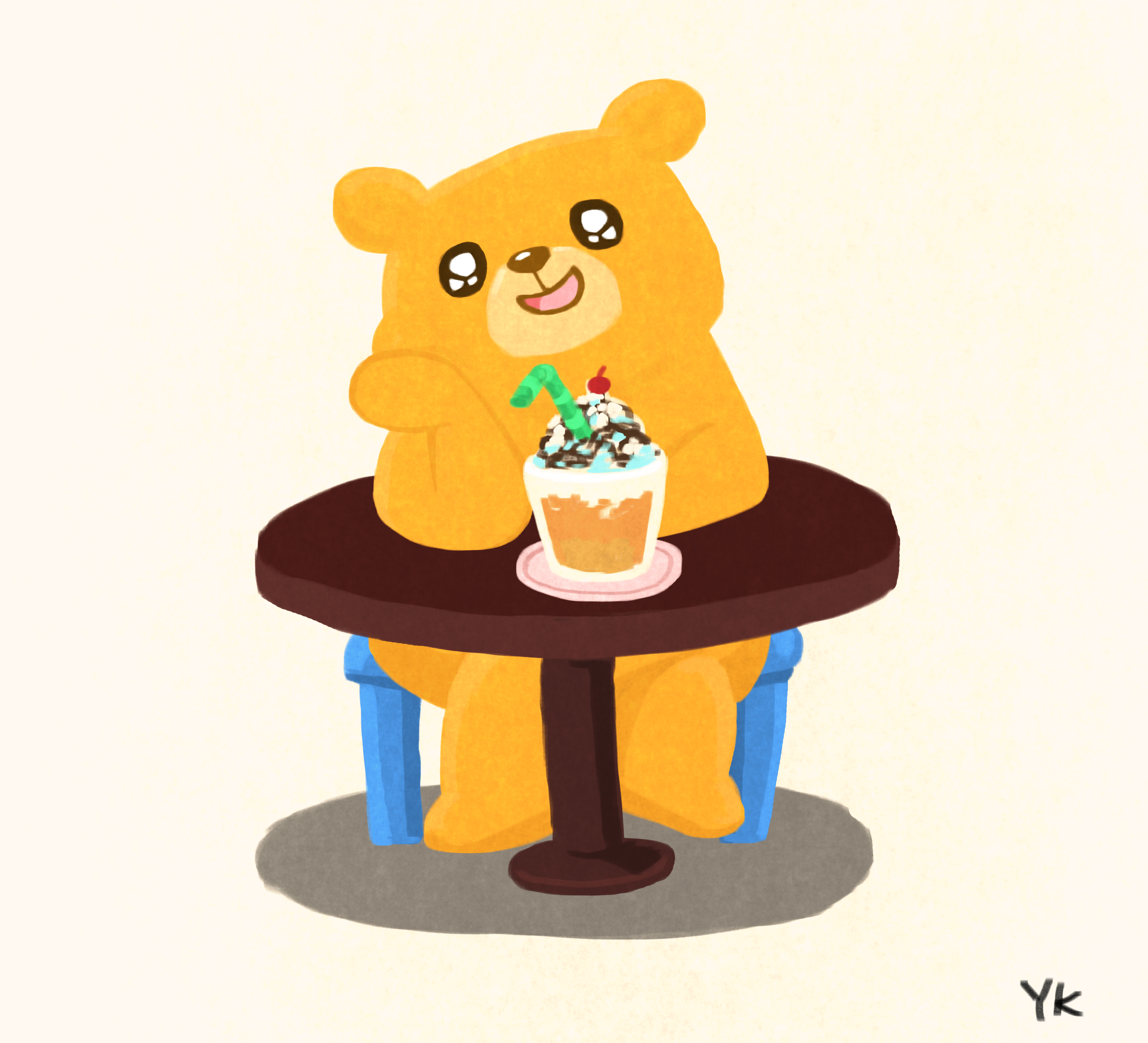 동화 속에 나오는 귀여운 캐릭터, 삽화, 이모티콘 그려드립니다.-이미지