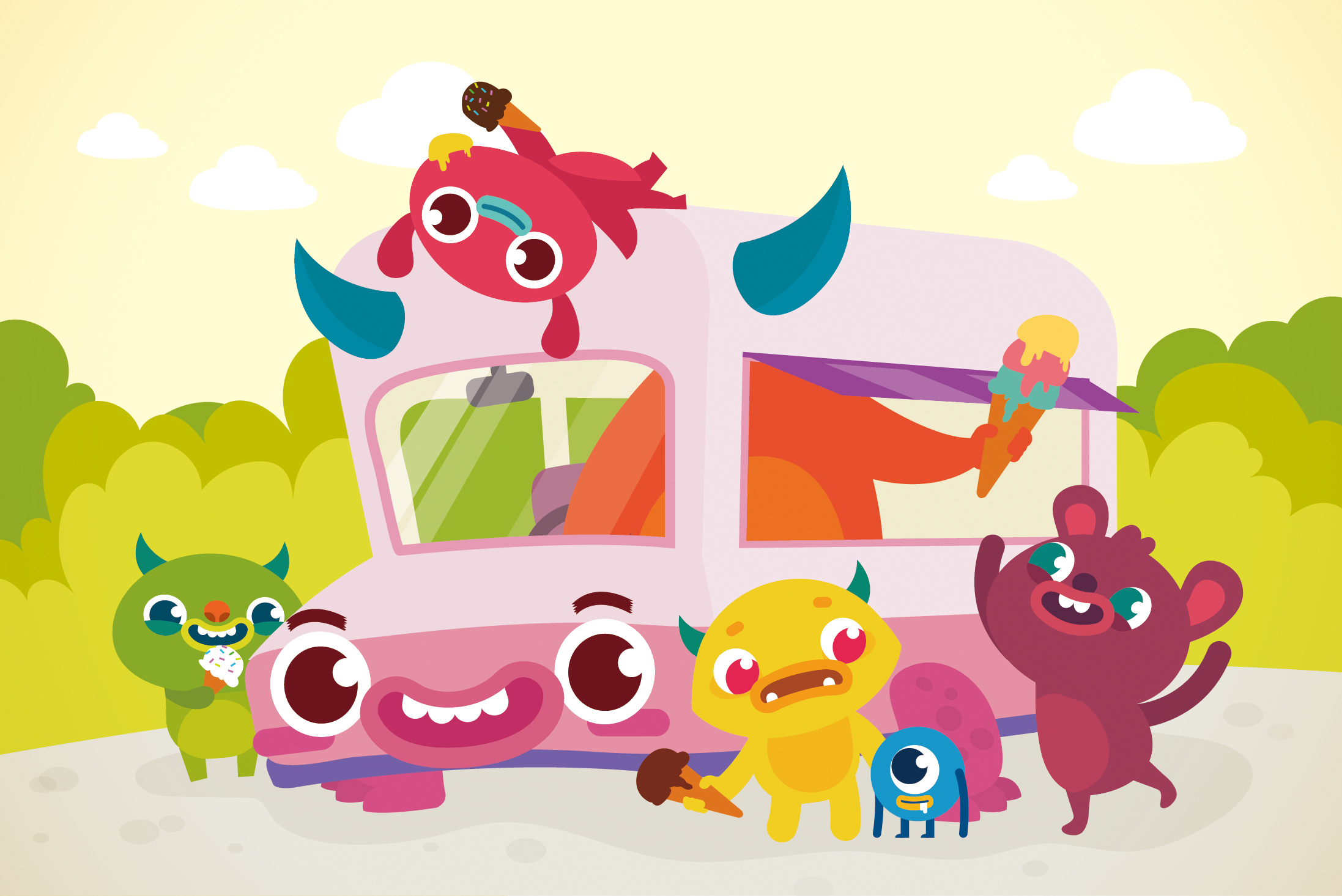  귀여운 일러스트/캐릭터 그려드립니다.-이미지