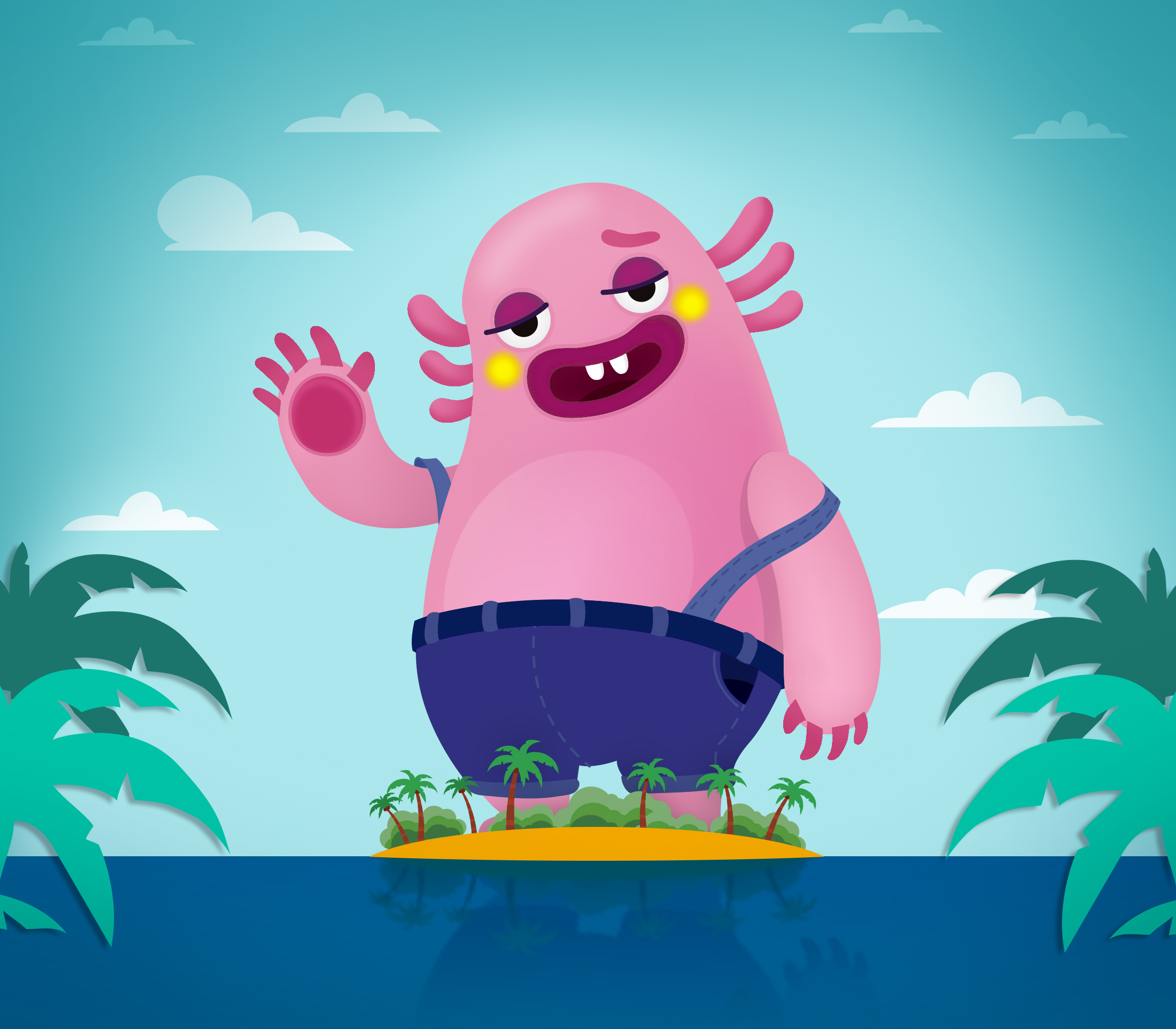  귀여운 일러스트/캐릭터 그려드립니다.-이미지