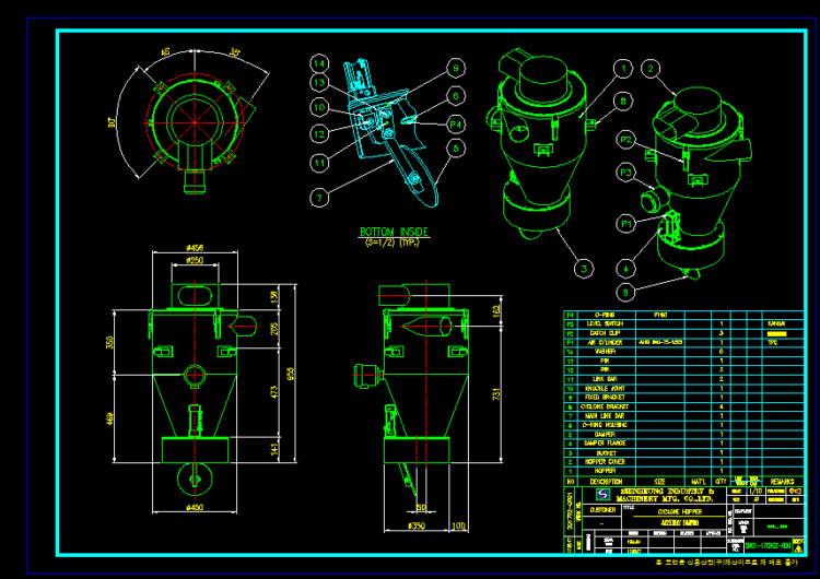  캐드도면의뢰 받습니다.-이미지