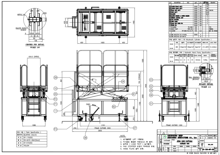  캐드도면의뢰 받습니다.-이미지