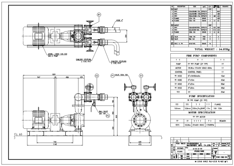  캐드도면의뢰 받습니다.-이미지