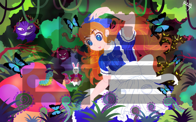 소장용&프사&화면배경&타이틀화면 일러스트 디자인-이미지