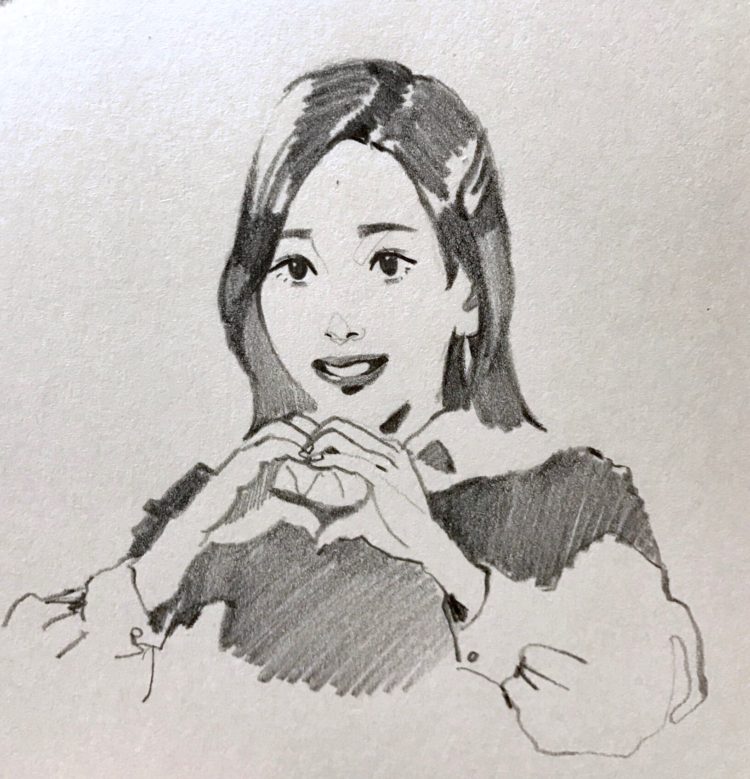  크로키 형식의 캐리커쳐 / 일러스트-이미지