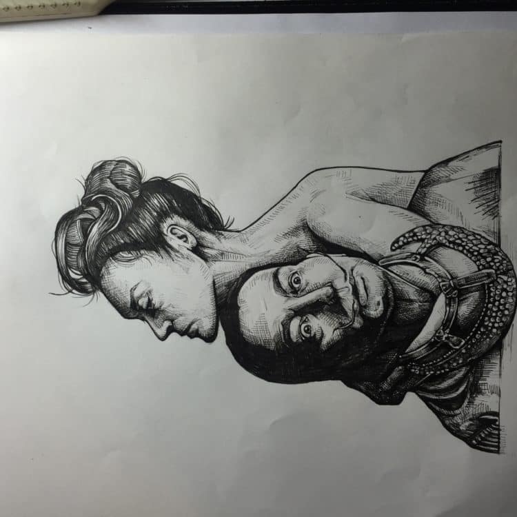 일러스트 펜드로잉 제작해드려요^^-이미지