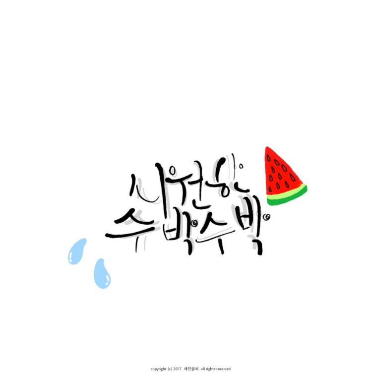 독특하고 다양한 글씨체의 캘리그라피를 써드립니다.-이미지