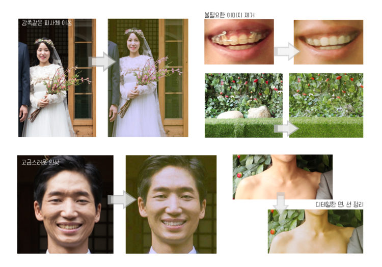 사진보정은 기술보다 “감각”입니다. 당일 작업가능 보정/합성/웨딩/취업-이미지