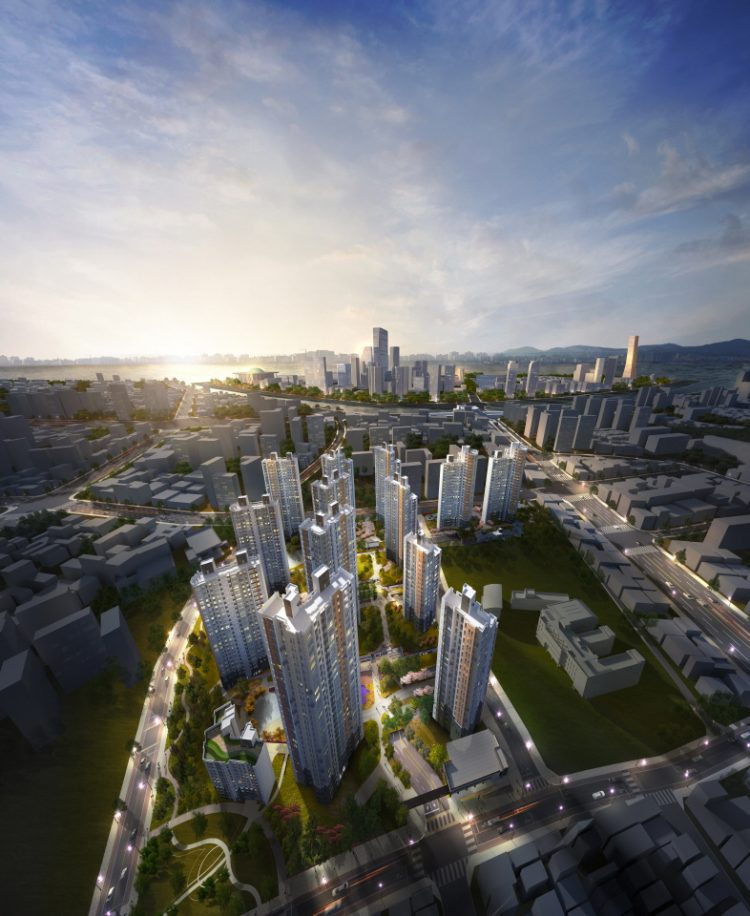 건축CG 조감도 투시도 등 작업합니다.-이미지