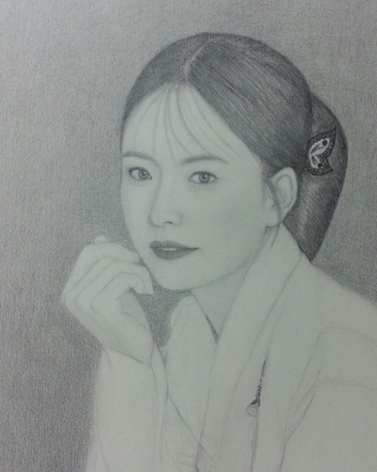 연필 초상화 정성껏 그려드려요~^^♡-이미지