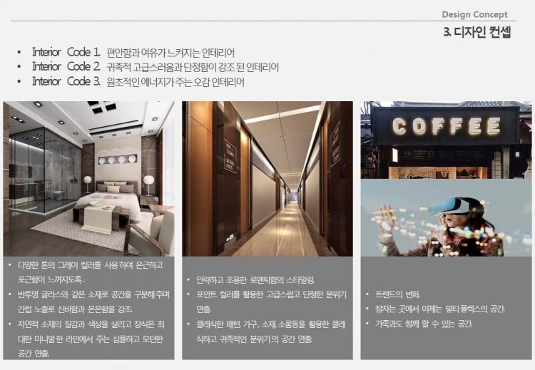 인테리어 디자인, 컨셉디자인 PPT 제안서를 드립니다-이미지