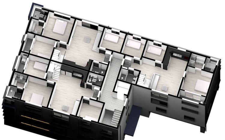 [스케치업, 건축, 3D, 조감도, 투시도, ISO, 3D모델합니다]-이미지