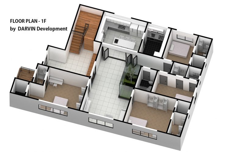 [스케치업, 건축, 3D, 조감도, 투시도, ISO, 3D모델합니다]-이미지
