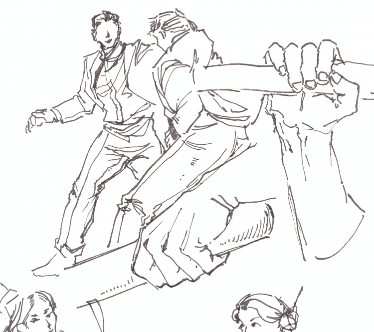 추억이 담긴 사진을 느낌있는 펜/라인 드로잉으로 그려 드립니다-이미지