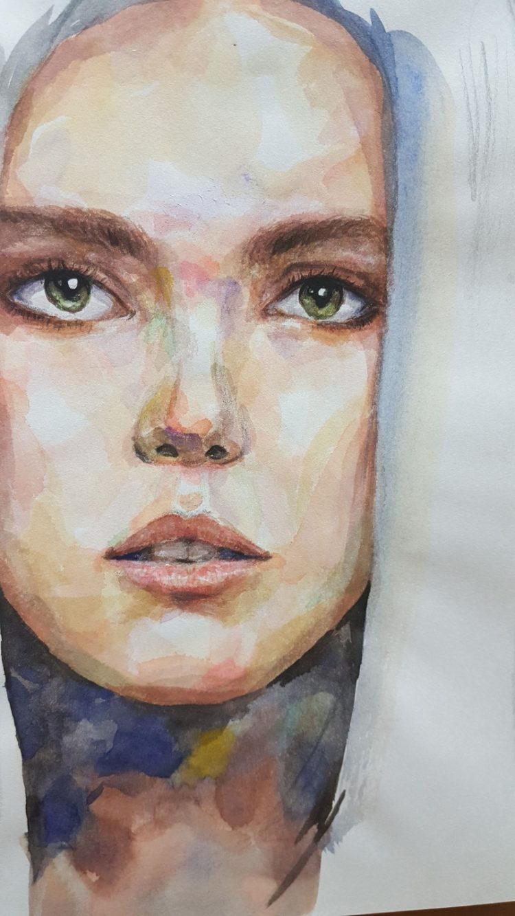 수채화와 디자인의 만남-이미지