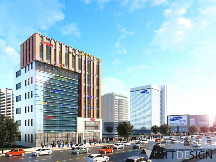 인테리어 및 건축 2D 도면 / 3D 투시도 조감도 루미온 영상 작업합니-이미지