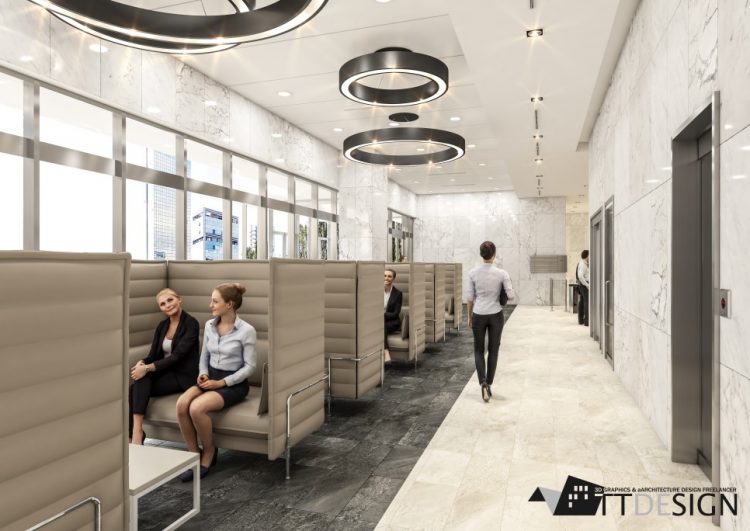 인테리어 및 건축 2D 도면 / 3D 투시도 조감도 루미온 영상 작업합니-이미지