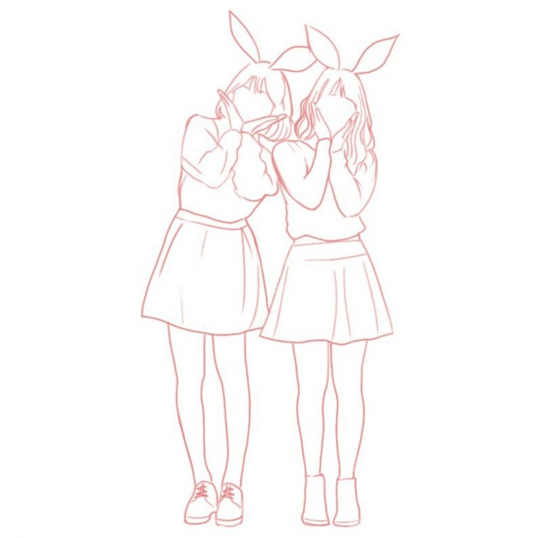 예쁜 라인아트 그려드립니다.-이미지