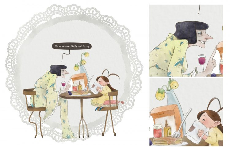 따뜻하고 개성있는 일러스트 그려드려요.-이미지