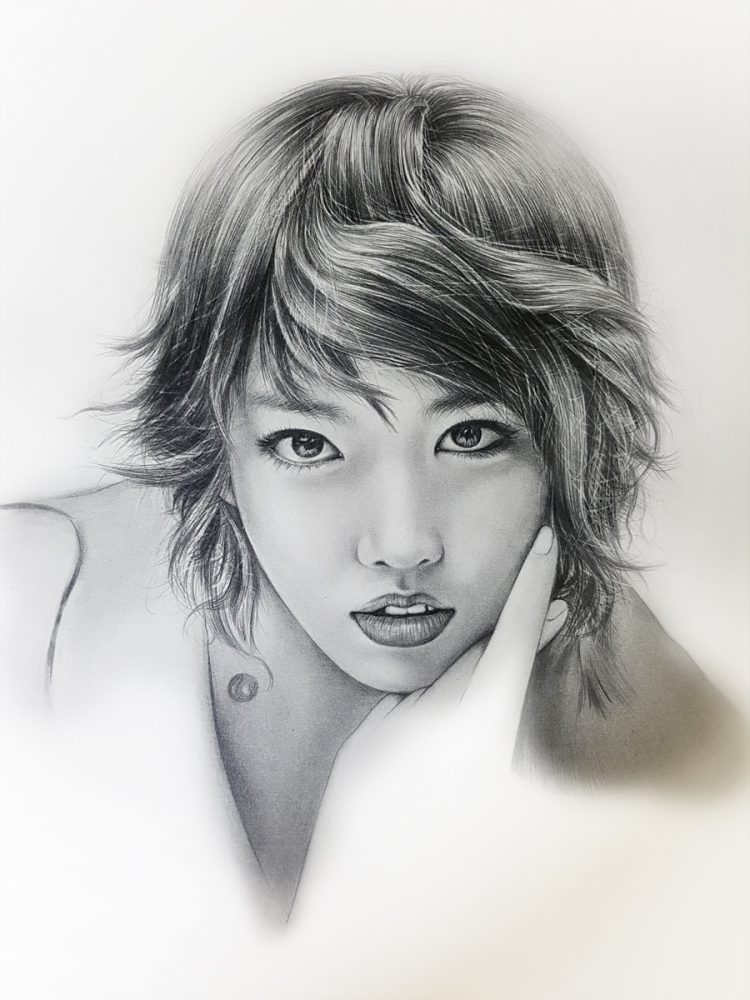 선물용 연필초상화, 인물화, 그림을 그려드립니다. 순수 손그림-이미지