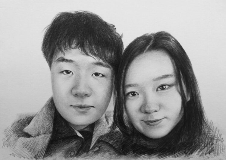 인물화, 초상화를 정성것 그려 드립니다-이미지