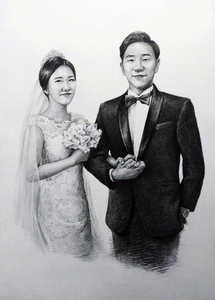 인물화, 초상화를 정성것 그려 드립니다-이미지