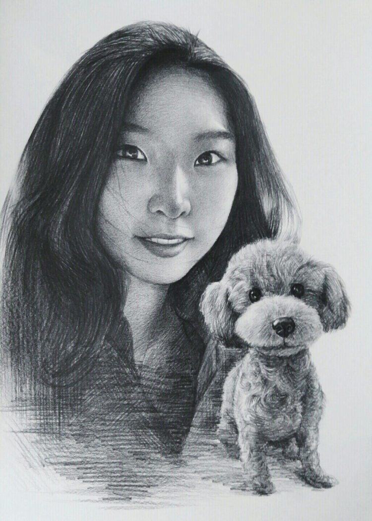 인물화, 초상화를 정성것 그려 드립니다-이미지