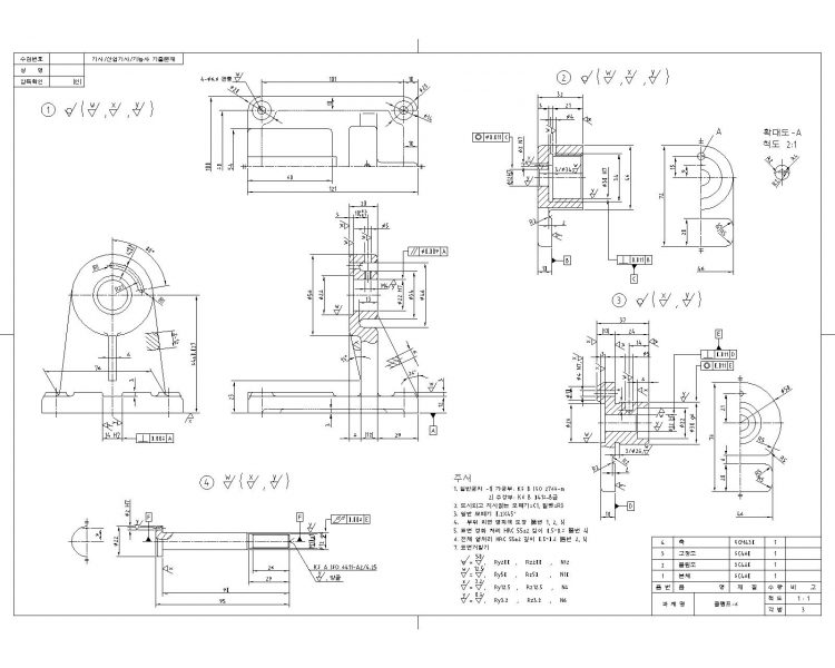 신속하고 정확한 2D 도면 작업, 3D 모델링 작업 합니다.-이미지