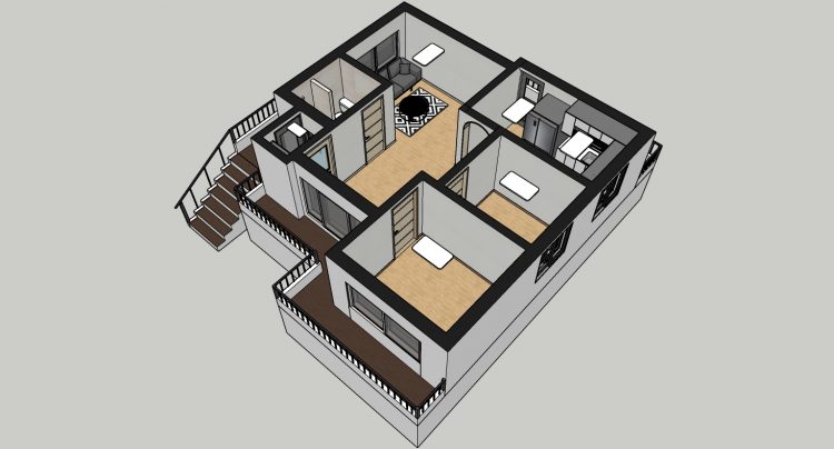 도면작업 / 스케치업 및 3D 작업 도와 드립니다.-이미지