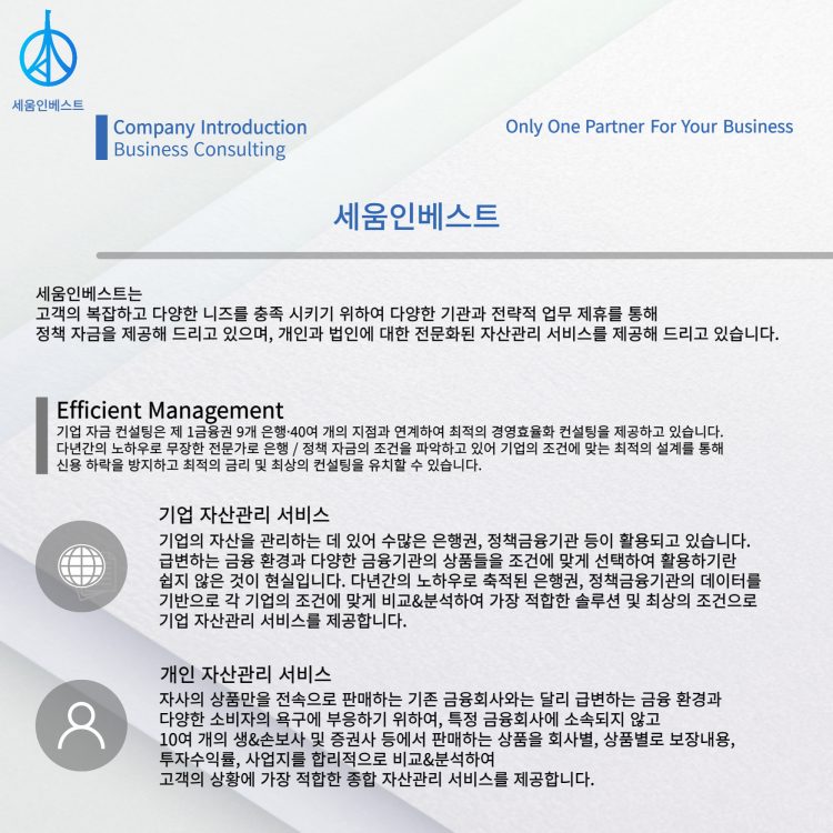 경영컨설팅 세움인베스트-이미지