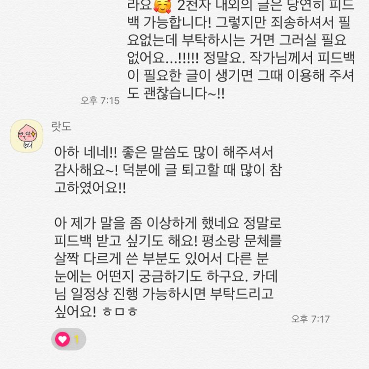 소설 취업 대입 자소서 첨삭 피드백-이미지