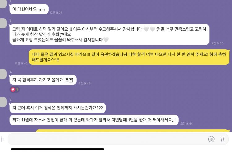 소설 취업 대입 자소서 첨삭 피드백-이미지