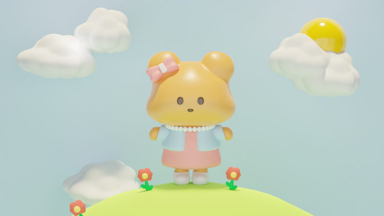 3D 캐릭터와 오브젝트를 모델링 제작해드립니다.-이미지